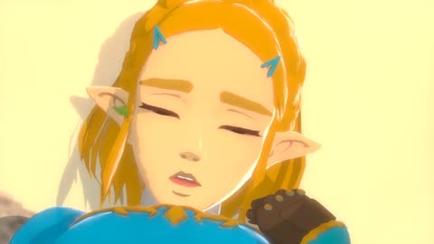 Zelda playing with herself