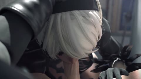 Passionate blowjob with 2B(pov)