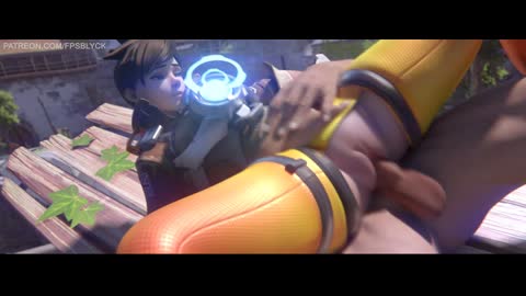 Tracer reverse cowgirl sex