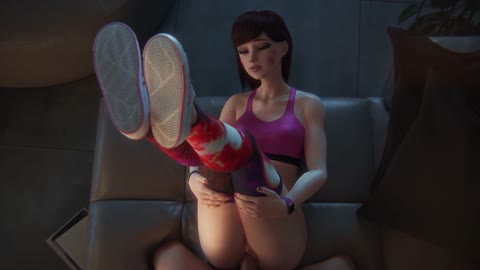 Dva pov missionary sex(sneakers)