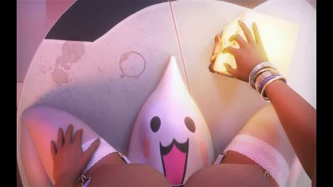 Ana and a pillow