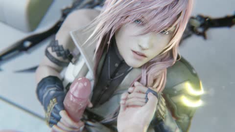 Lightning pov handjob while holding hands