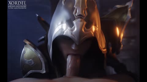 Sombra(demon hunter) pov blowjob