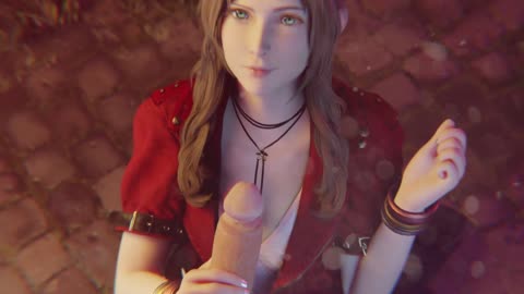 Aerith pov handjob(Original clothes)
