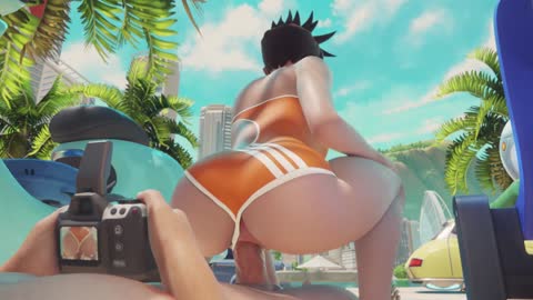 Tracer pov reverse cowgirl