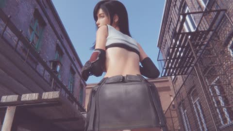Tifa reverse cowgirl sex and creampie