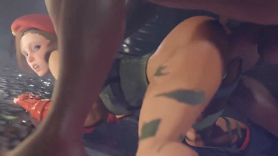 Cammy's big cheeks clapped by a BBC