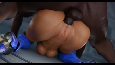 Pharah face down ass up (BBC)