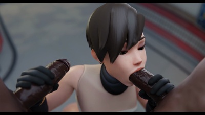 Tracer Blowjob and handjob (BBC)