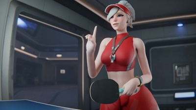 Mercy loses the bet on purpose to get fucked by a BWC