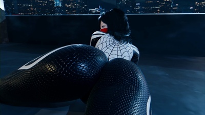 Silk's silky smooth ass cheeks
