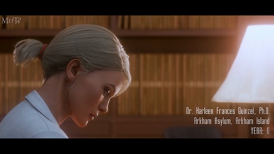 Harley Quinn testing the bbc