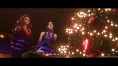 Psylocke Moaning as Scarlet Witch Magic Summons Ghosts to Fuck Her