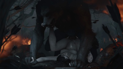 Serana's first time with a Werewolf (Vaginal)