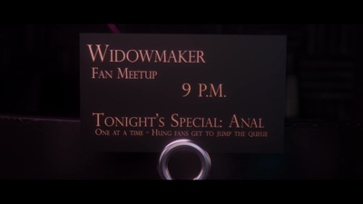 Widowmaker prepares her ass for bbc