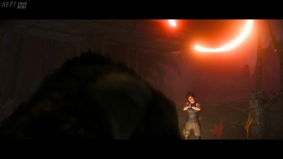 Werewolf throbing monster cock makes Lara squirt