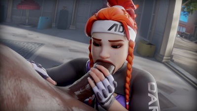 Brigitte going down on a BBC