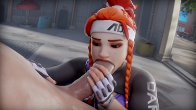Brigitte going down on a BWC
