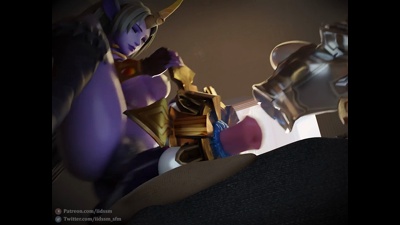A wild Futa Soraka fucks Orianna