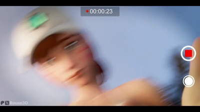 Tracer Moaning as Widowmaker Thrusts Massive Dildo Deep in her pussy