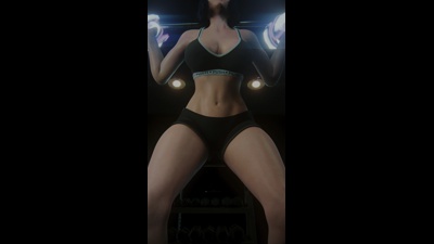 Raven Training At the Gym