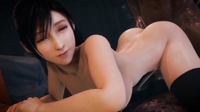 Submissive Tifa Moving her Hips For BBC (Nude)