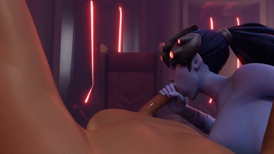 Widowmaker Femdom Blowjob (Pov)