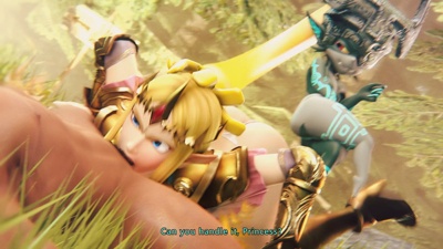 Zelda forced to deepthroat