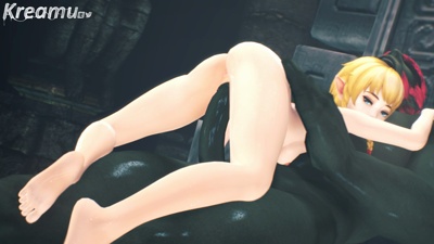 slutty Linkle switches to the black team