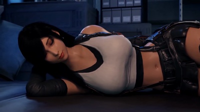 Bored Tifa Having Fun