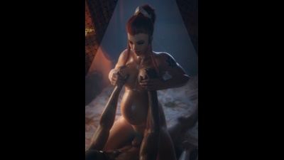 Briggite Grinding her wet pussy on a Throbbing BBC (Pregnant)
