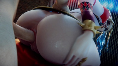 Clapping insatiable harley quinn's Cheeks