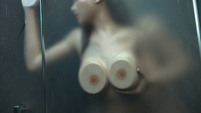 Cloud Fingering Tifa in the shower (All Cams)
