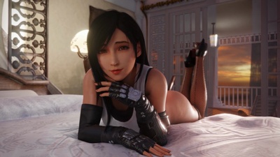 Exercising With Tifa Before Dinner