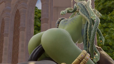 fucking cumrag Mercy's tight Ass (Medusa)