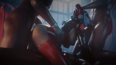 Harley Gangbanged By Huge BBCs