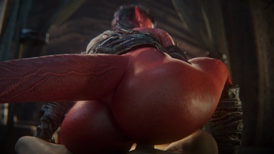 innocent Karlach Riding BWC like a Submissive Whore