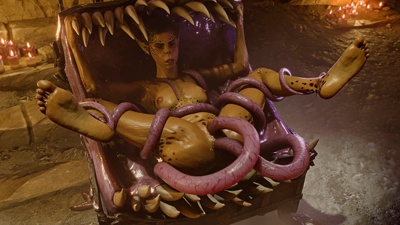 Lae Enjoying The Mimic Surprise