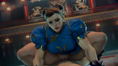 Only a Veiny BWC could make royal chun li's Wet pussy shiver (Clothes)
