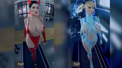 Thicc Samus Taking a Walk (Splitscreen)