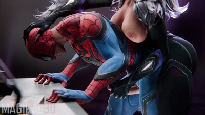 Black Cat Stealing Peter's Cum