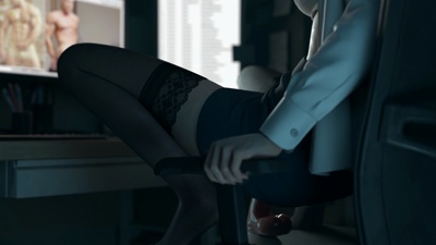 Grace's Naughty Office Activities