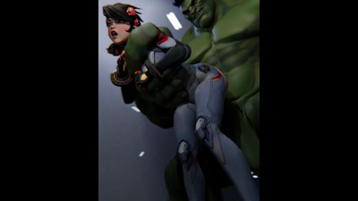 Hulk Stretching Peni's Tight Pussy