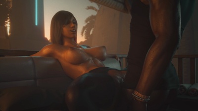 Pharah BBC Couch  Sex (Stockings)