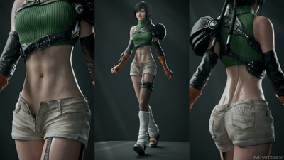 Yuffie 3D