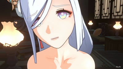 Breeding Raiden Shogun's Tight Pussy (Shenhe Alt)
